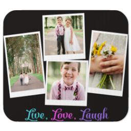 Thumbnail for Photo Mouse Pad with Live Love Laugh Brights design 1